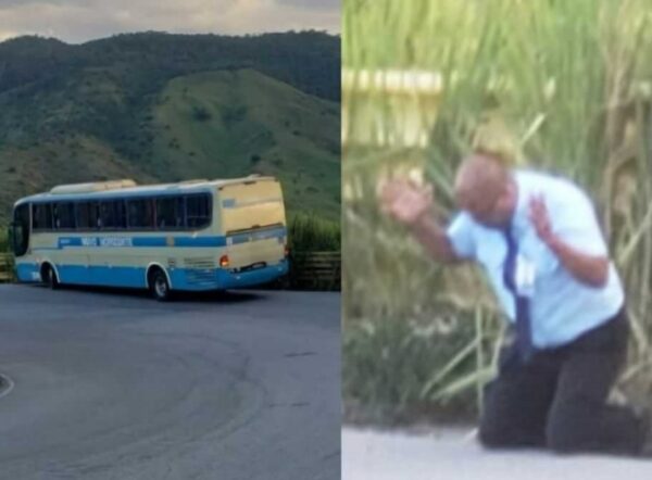 Susto: Ônibus da Novo Horizonte perde freios na Serra do Marçal e motorista agradece a Deus