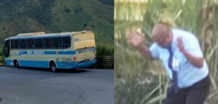 Susto: Ônibus da Novo Horizonte perde freios na Serra do Marçal e motorista agradece a Deus