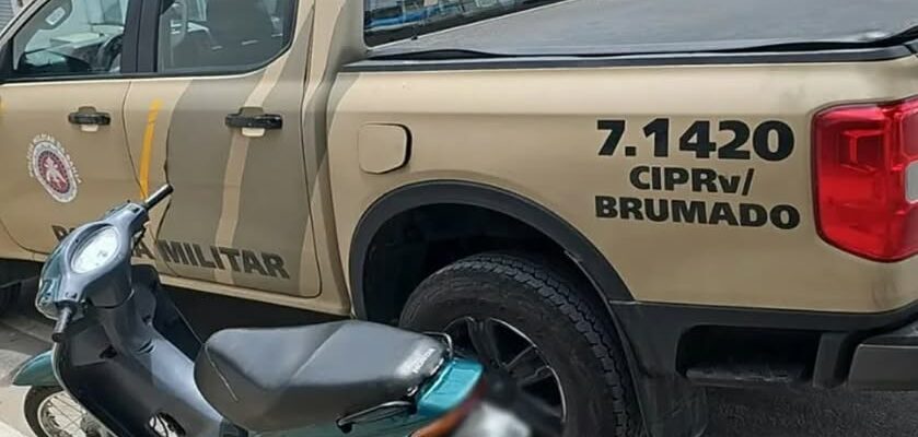 Aracatu: 2ª CIPRv recupera motocicleta roubada na BA-262