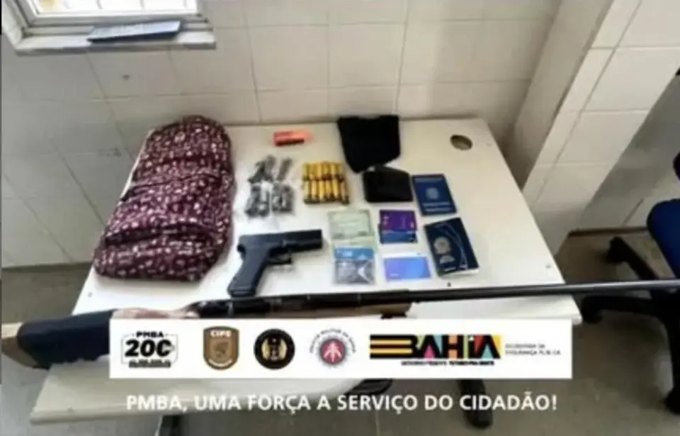 Operação Policial: CIPE Sudoeste apreende arma drogas e veículo roubado em Guanambi