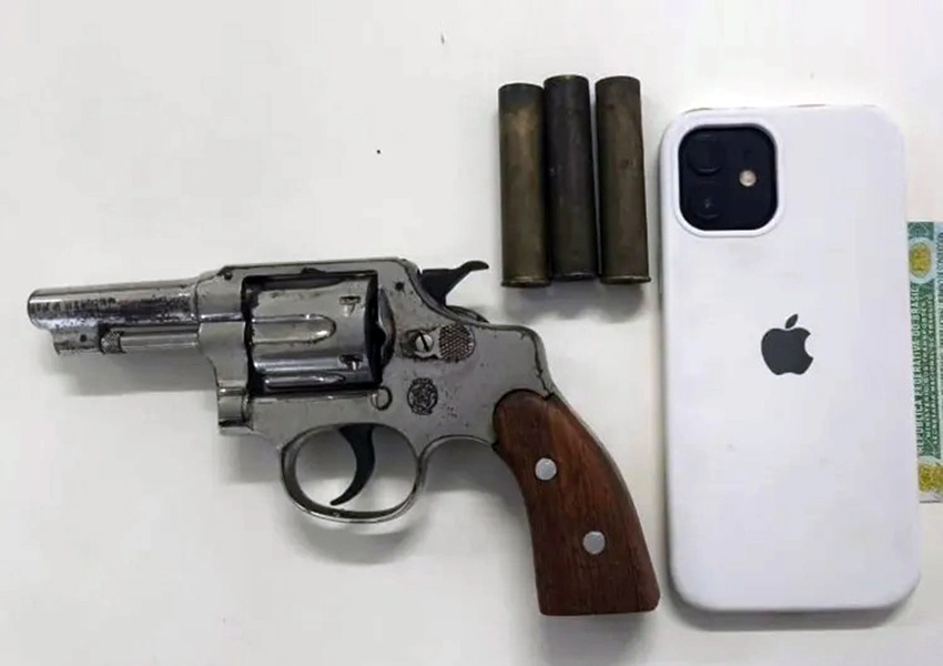 Bandido é pego com arma e munições após fuga eletrizante em Caetité