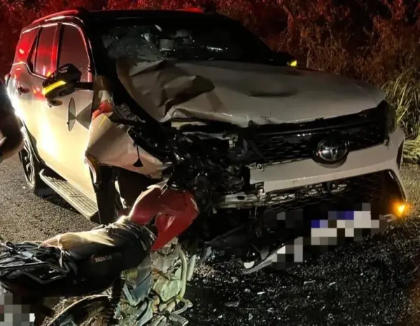 Urgente: Motociclista morre após colisão com caminhonete em Jacaraci