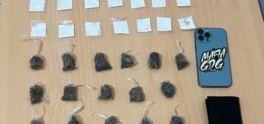 Se deu mal: Homem é preso com drogas em estrada vicinal após tentar fugir da polícia em Rio do Pires