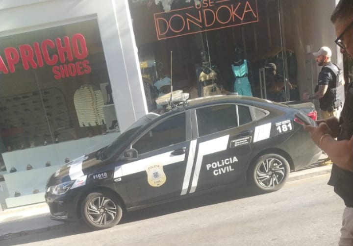Mega operação policial no Centro da cidade por esquema de cassino online ilegal em Vitória da Conquista
