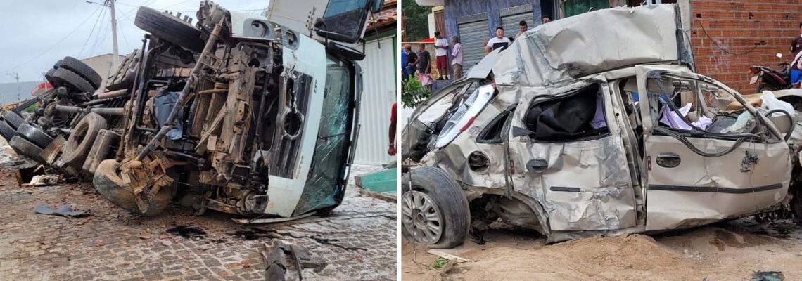 Grave acidente na BA-026 deixa uma pessoa morta em Pé de Serra em Maracás