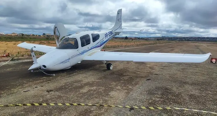 Aeronave de Pequeno Porte Faz Pouso de Emergência em Pista Desativada de Vitória da Conquista