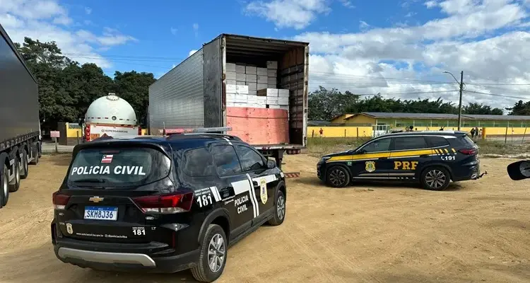 Carga de ar-condicionado avaliada em R$ 600 mil é recuperada em Vitória da Conquista após ação da Polícia Civil e PRF