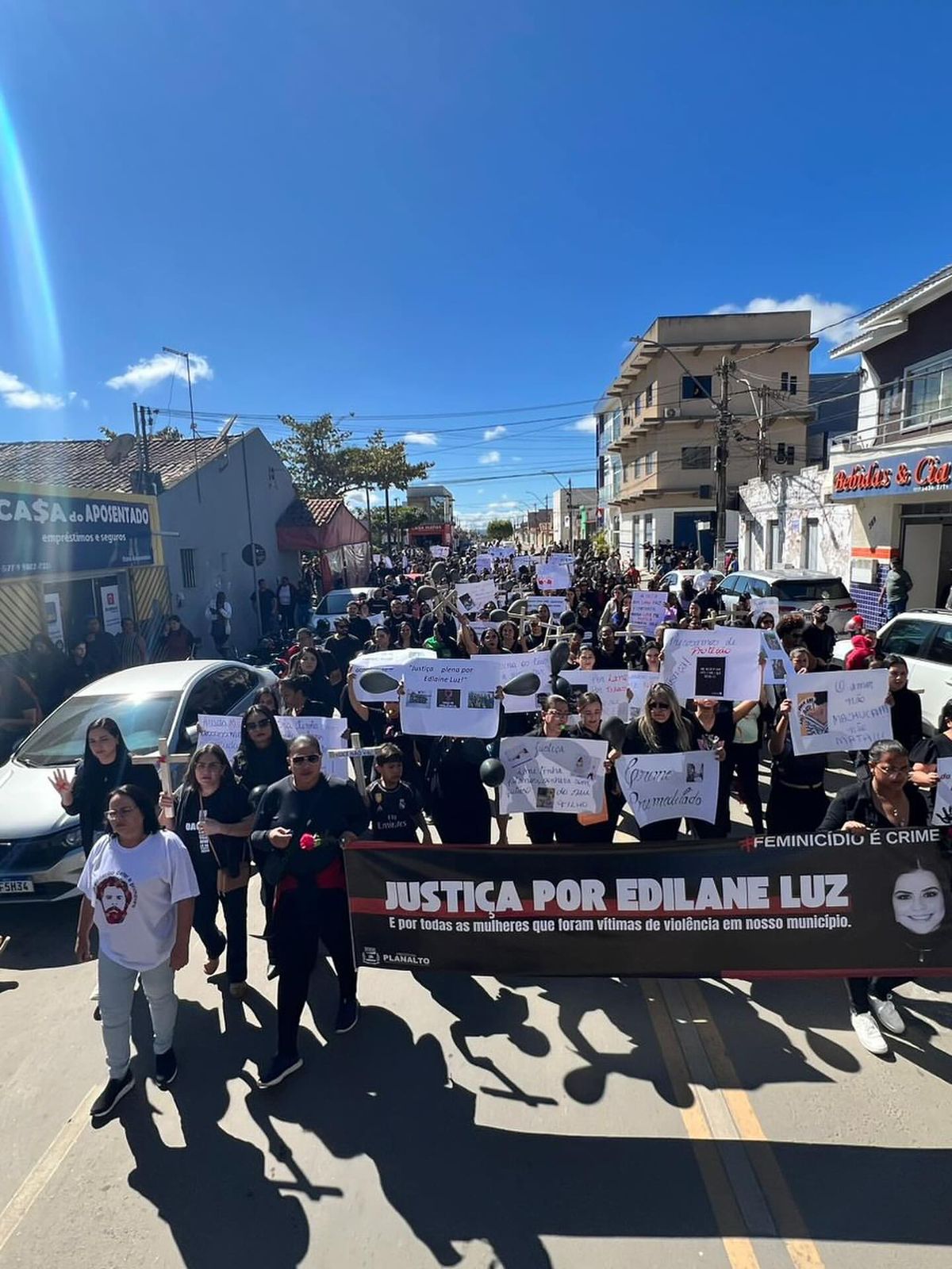 Planalto clama por justiça após feminicídio da jovem Edlane Luz com medida protetiva