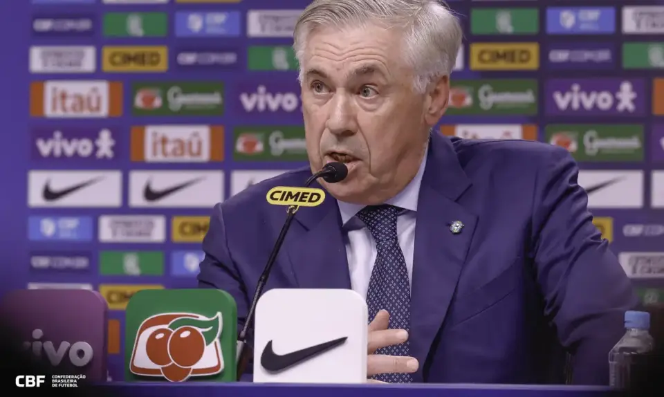 Ancelotti investe em novos jogadores em convocação para Eliminatórias