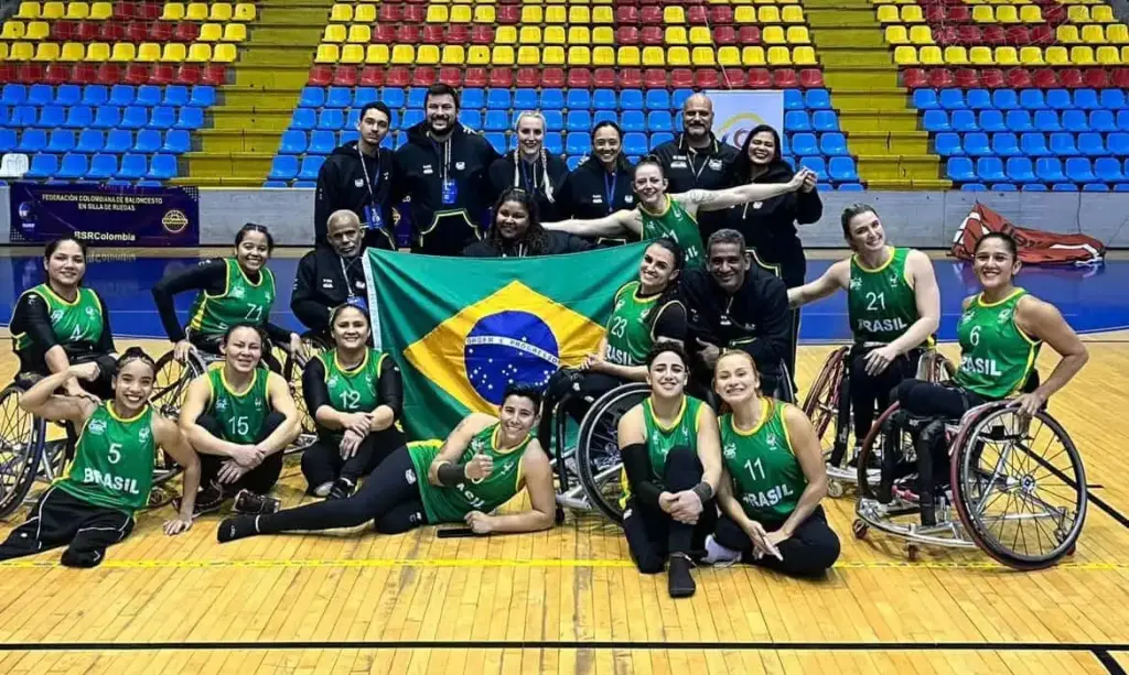 Brasil é vice-campeão na Copa América de basquete em cadeira de rodas
