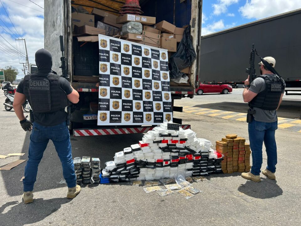 Operação policial desmantela mega esquema do tráfico de drogas em Vitória da Conquista