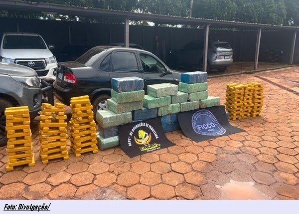 Apreensão de 745 kg de drogas em Mato Grosso do Sul leva a prisão de suspeito