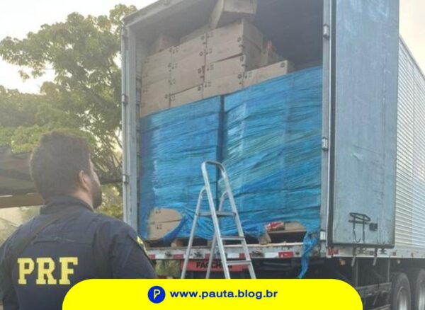 PRF realiza apreensão de cigarros contrabandeados em Itabuna na BR-101