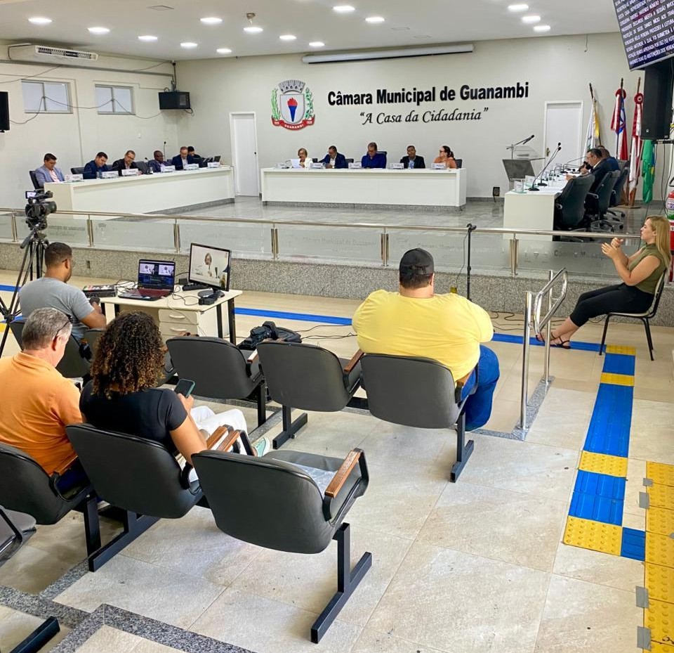 Projetos inovadores são debatidos na Câmara de Guanambi em Sessão Ordinária