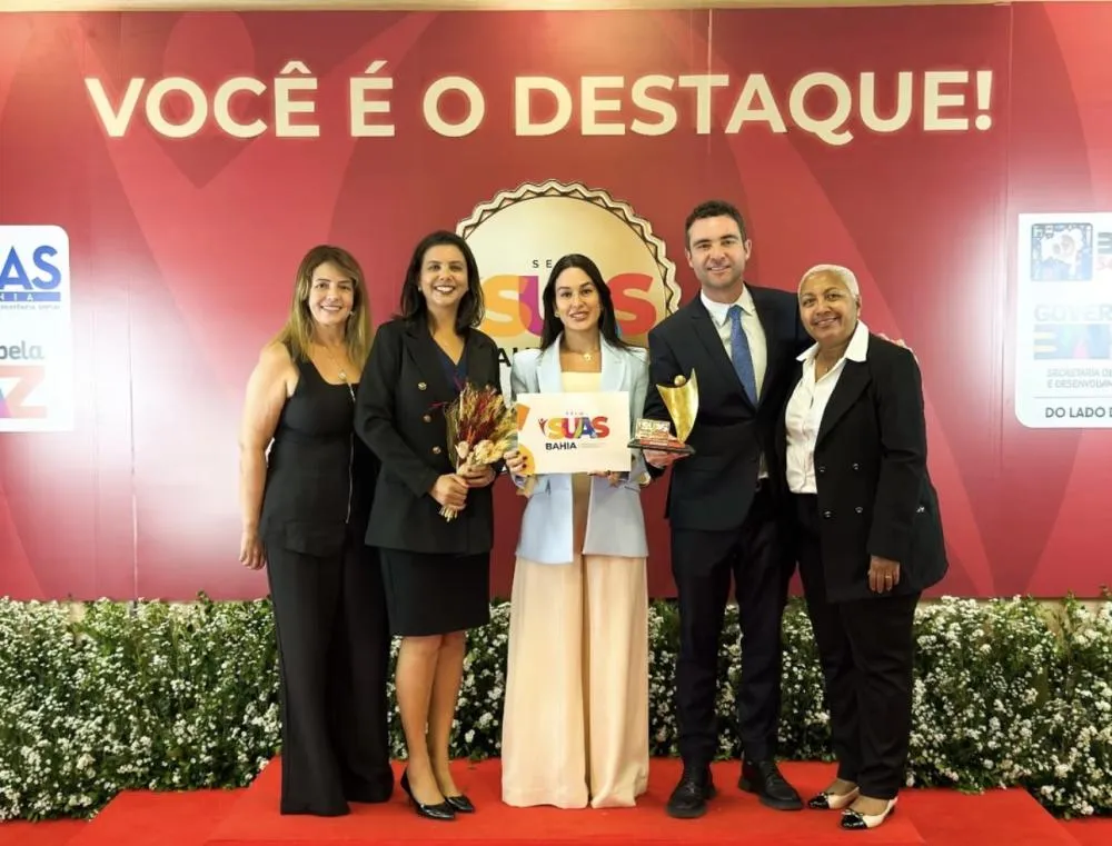 Brumado é reconhecida com Menção Honrosa do Selo SUAS Bahia em Salvador