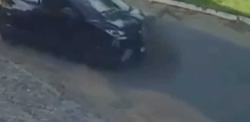 Acidente chocante na Avenida Filipinas: motociclista arrastado por carro em alta velocidade