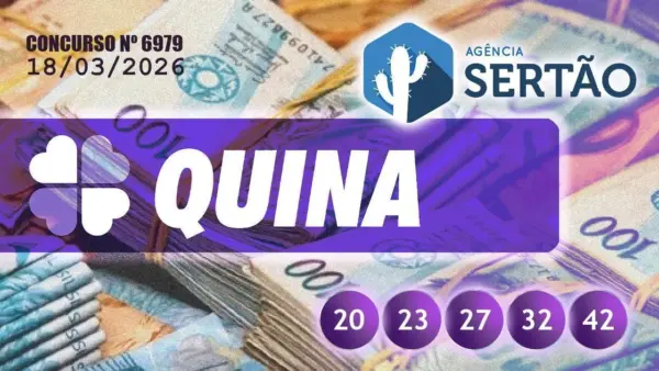 Quina 6979 não teve ganhadores e prêmio acumula em R$ 1,2 milhão