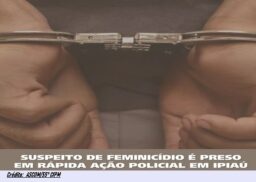 Polícia Militar captura suspeito de homicídio em Ipiaú rapidamente