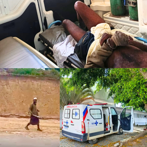 Paciente é resgatado em Barra do Choça após andar pelas ruas Paciente é resgatado em Barra do Choça após andar pelas ruas