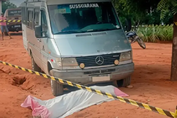 Tragédia na zona rural de Tanhaçu homem morre esmagado por van durante manutenção