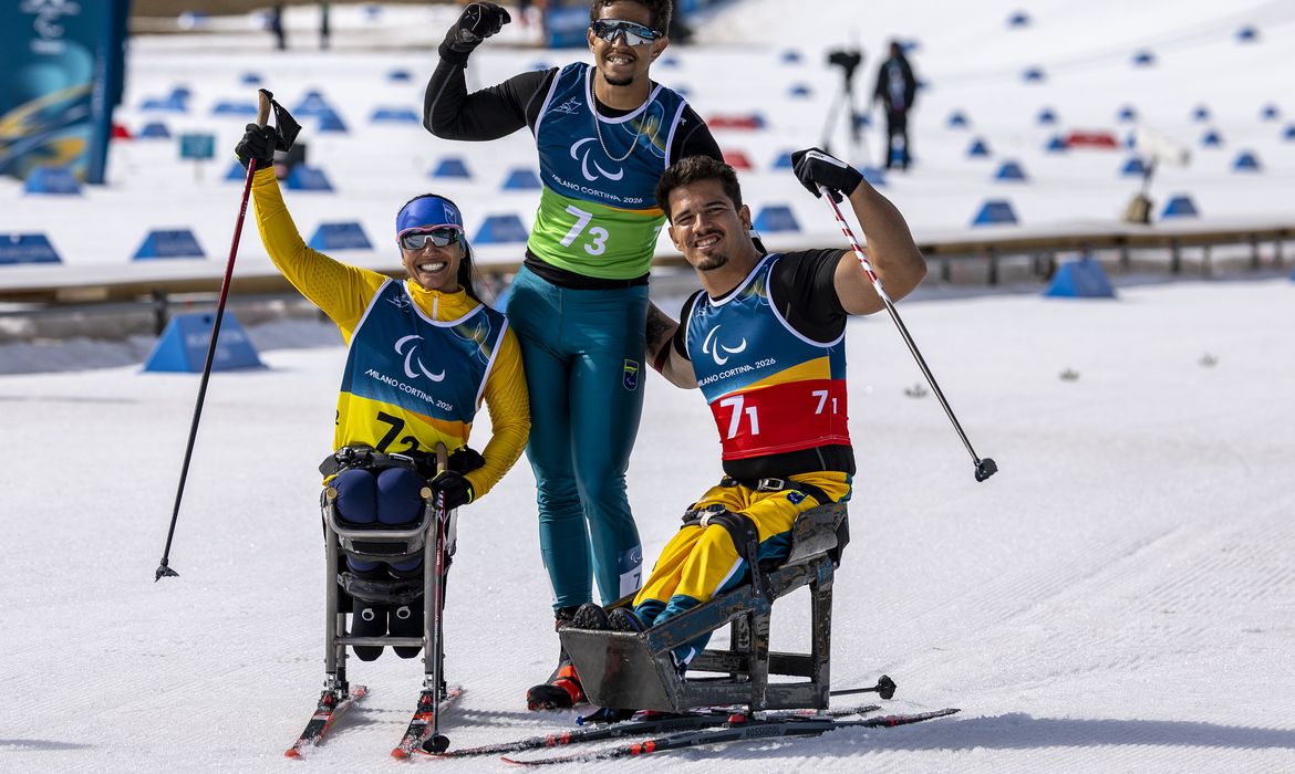 Esqui brasileiro mira 2ª medalha paralímpica em adeus a Milão-Cortina Esqui brasileiro mira 2ª medalha paralímpica em adeus a Milão-Cortina