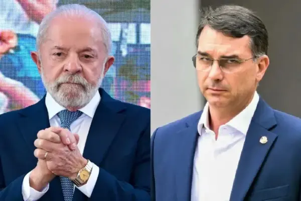 Pesquisa aponta liderança de Flávio Bolsonaro em cenário de 1º turno e Lula aparece em empate técnico
