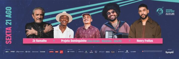 Festival de Inverno Bahia 2026: sexta-feira (21) reúne as estreias de Zé Ramalho, Projeto Dominguinho e Henry Freitas no palco principal