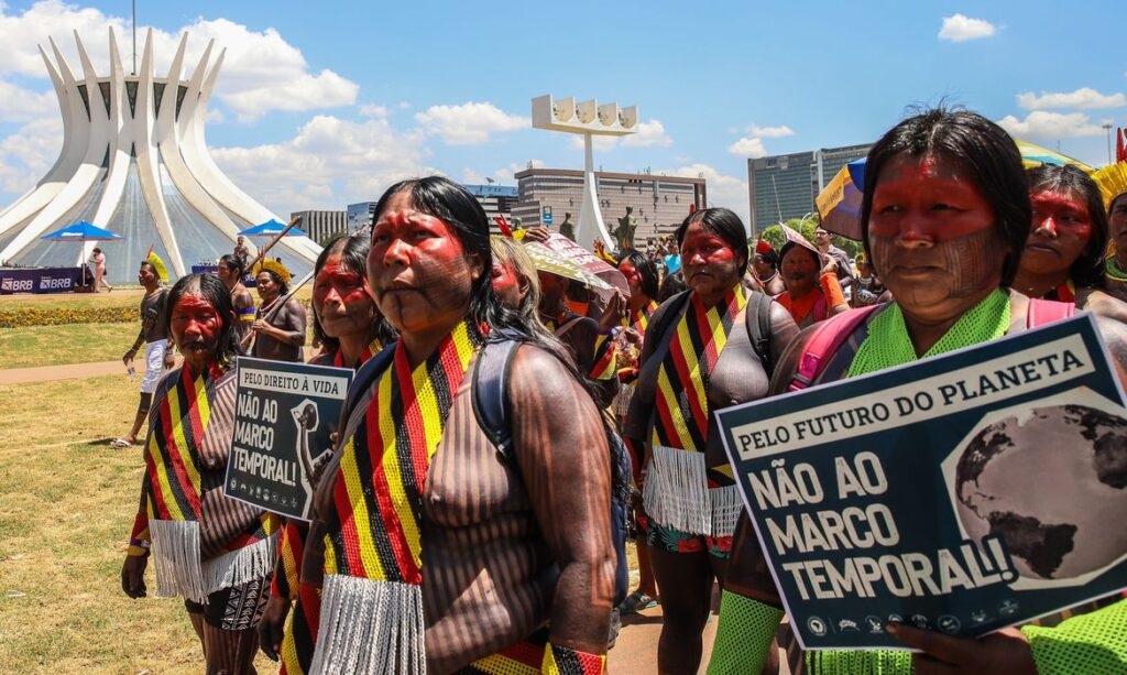 STF julga recursos contra partes da decisão que anulou marco temporal STF julga recursos contra partes da decisão que anulou marco temporal