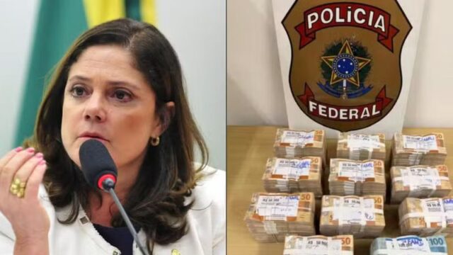 Filha de deputada é abordada com R$ 600 mil em espécie durante ação da PF