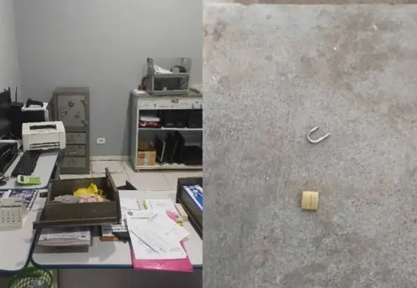 Criminosos arrombam supermercado e fogem levando cofre com até R$ 80 mil em Iuiu
